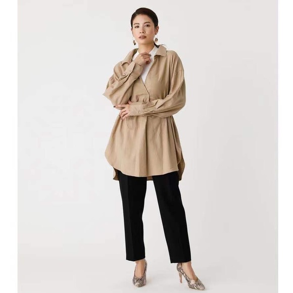 3/$30 NWOT Japanese brand Azul by Moussy 100% cotton top - Picture 4 of 13